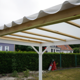 Installation de pergola en PVC Anzin